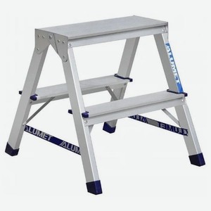 Стремянка Alumet AD7202 двусторон. алюминий 2ступ.