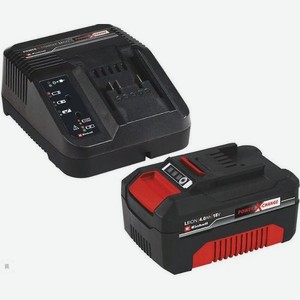 Батарея аккумуляторная EINHELL 18V Starter-Kit Power-X-Change, 18В, 4Ач, Li-Ion, ЗУ в комплекте [4512042]