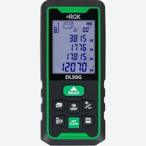 Дальномер лазерн. RGK DL50G 2кл.лаз. 535нм (778176)