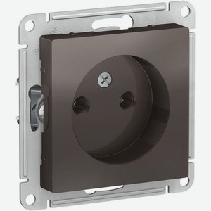Розетка силовая Schneider Electric AtlasDesign одинарная, скрытая, IP20, мокко [atn000641]