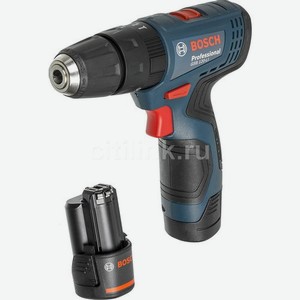 Ударная дрель-шуруповерт Bosch GSB 120-LI 2Ач, с двумя аккумуляторами [06019g8100]