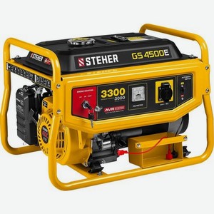 Бензиновый генератор STEHER GS-4500Е, 220 В, 3.3кВт