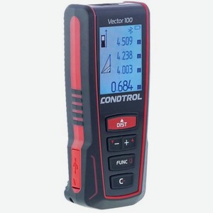 Дальномер лазерн. Condtrol Vector 100 2кл.лаз. 635нм цв.луч. красный (1-4-100)