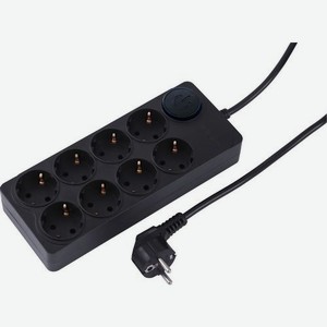 Сетевой фильтр Ippon BK-8-EU-5-10-B, 5м, черный