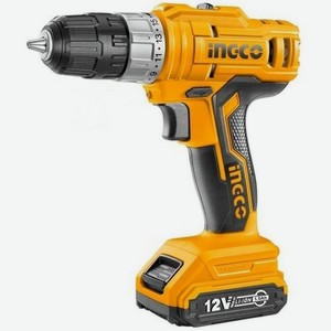 Дрель-шуруповерт INGCO CDLI1222 1.5Ач, с двумя аккумуляторами