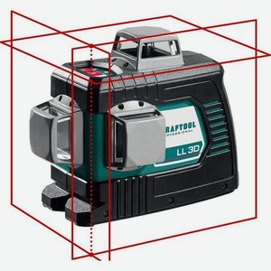 Нивелир лазерн. Kraftool LL 3D 2кл.лаз. 635нм цв.луч. красный 3луч. (34640_Z01)