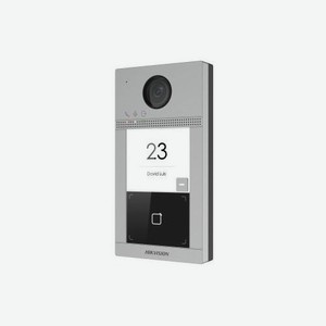Видеопанель Hikvision DS-KV8113-WME1(C), цветная, накладная, серебристый