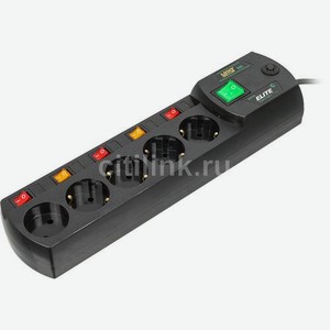 Сетевой фильтр Most ERG, 2м, черный [erg 2m bk]