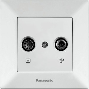 Розетка телевизионная/спутниковая Panasonic Arkedia скрытая, IP20, белый [wmtc04662wh-ru]