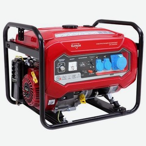 Бензиновый генератор Elitech БЭС 8000РМ, 220/12 В, 6.5кВт, с АКБ [181322]