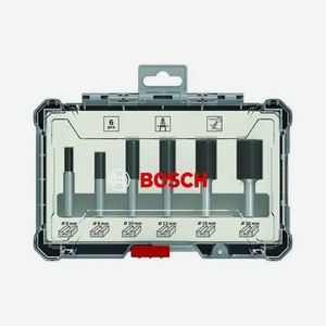 Набор фрез Bosch 2607017466, по дереву, 8 мм, 6 шт