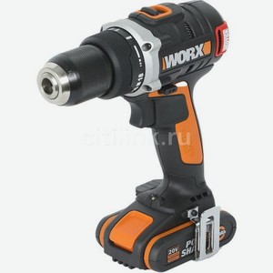 Дрель-шуруповерт WORX WX175 2Ач, с двумя аккумуляторами