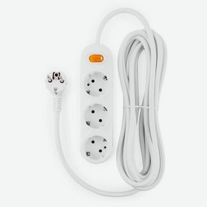 Сетевой удлинитель PowerCube PC-1-5М, 5м, белый