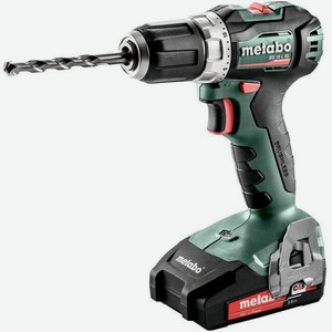 Дрель-шуруповерт METABO BS 18 L BL 2Ач, с двумя аккумуляторами [602326500]