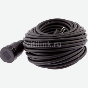 Удлинитель силовой Эра UPx-1e-3x2,5-20m-IP44(KG), розеток 1шт, 3x2.5 кв.мм, 16A, 20м, КГ, без катушки, черный [б0050863]