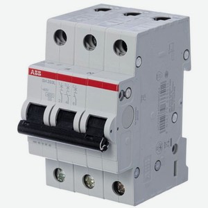 Выключатель автоматический ABB SH203L (2CDS243001R0064) 6A тип C 4.5kA 3П 400В 3мод