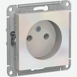 Розетка силовая Schneider Electric AtlasDesign скрытая, IP20, жемчуг [atn000441]