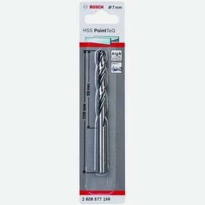 Сверло Bosch 2608577169, по металлу, 7мм, цилиндрический, 1шт