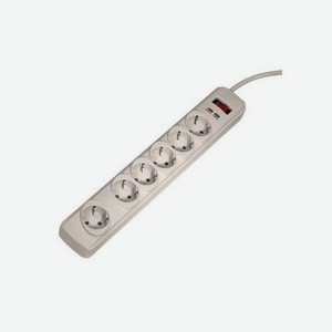 Сетевой фильтр HAMA H-47773, 1.5м, белый [00047773]