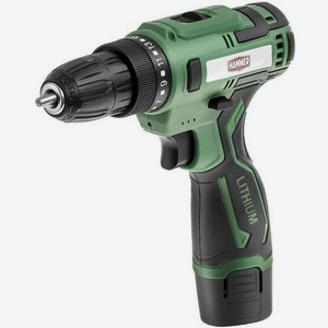 Дрель-шуруповерт Hammer ACD12C, 1.5Ач, с одним аккумулятором