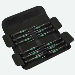 Набор отверточный WERA Kraftform Micro 12 Universal 1, 12 предметов [we-073675]