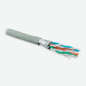 Кабель информационный Hyperline кат.6, 500м, серый [uftp4-c6-s23-in-lszh-gy-500]