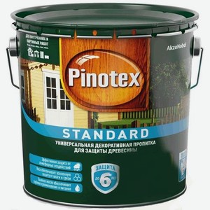 Пропитка PINOTEX Standard красное дерево, 0.9л [5270601]