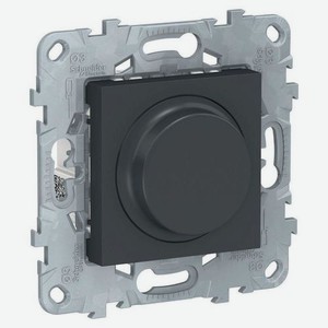 Диммер Schneider Electric Unica New установка скрытая, управление механическое, IP20, антрацит [nu551454]