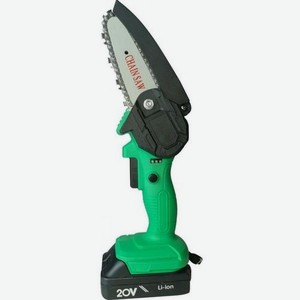 Цепная пила ZITREK GreenSaw 20, аккумуляторная, 20В, 1.5Ач, с двумя аккумуляторами [082-1850]