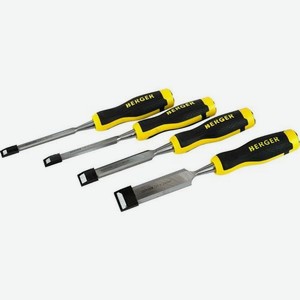 Набор стамесок BERGER BG1420, 4 предмета