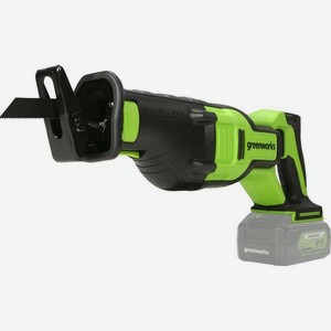 Сабельная пила GREENWORKS GD24RS, аккумуляторная, без АКБ, без ЗУ [1200407]