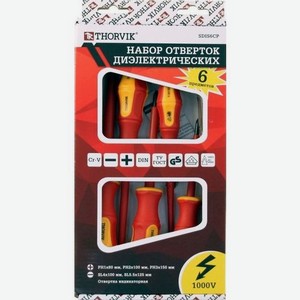 Набор отверточный THORVIK SDIS6CP, 6 предметов [052289]