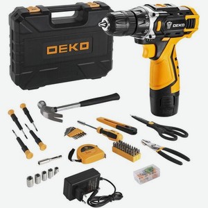 Дрель-шуруповерт DEKO DKCD12FU-Li 2Ач, с одним аккумулятором [063-4112]