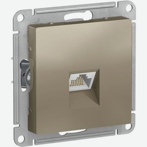 Розетка компьютерная Schneider Electric AtlasDesign скрытая, IP20, золотой [atn000583]