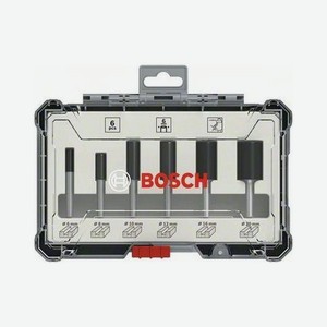 Набор фрез Bosch 2607017465, по дереву, 6 мм, 6 шт