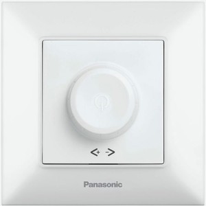Диммер Panasonic Arkedia Slim установка скрытая, управление механическое, IP20, белый [wntc05282wh-ru]
