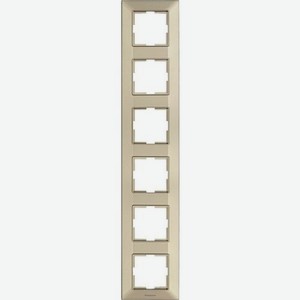 Рамка Panasonic Arkedia Slim (WNTF08162BR-RU) 6x вертикальный монтаж пластик бронзовый (упак.:1шт)