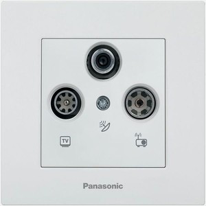 Розетка телевизионная Panasonic Karre Plus скрытая, IP20, белый [wktc04632wh-ru]