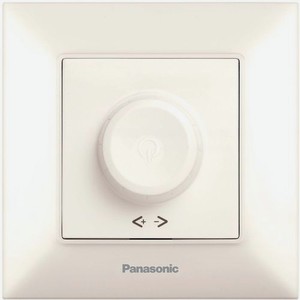 Диммер Panasonic Arkedia Slim установка скрытая, управление механическое, IP20, бежевый [wntc05282bg-ru]