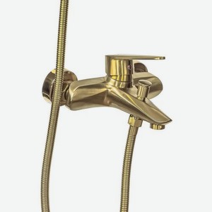 Смеситель для ванны PROFSAN-PSM Steel Gold ПСМ-303-1, золотистый [ПСМ-303-1]