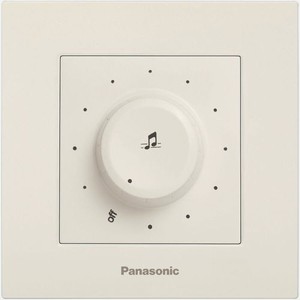 Выключатель Panasonic Karre Plus 1-клавишный, установка скрытая, IP20, бежевый [wktc05612bg-ru]