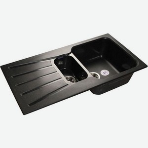 Кухонная мойка GRANFEST Standart S-940 KL, искусственный мрамор, 49.2см х 92.7см, черный [s-940 kl-308]