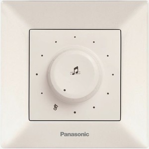 Выключатель Panasonic Arkedia 1-клавишный, установка скрытая, IP20, бежевый [wmtc05612bg-ru]