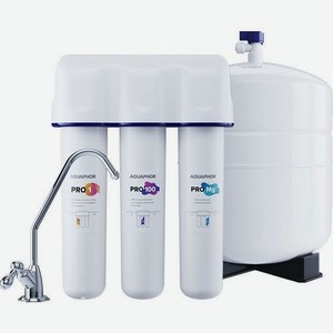 Водоочиститель Аквафор Osmo Pro-100-3-А-М, белый, 10л [500042]
