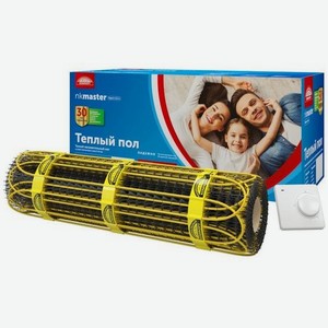 Мат нагревательный Национальный Комфорт 2НК Мастер 2.0м2 300Вт черный/желтый (2228657)