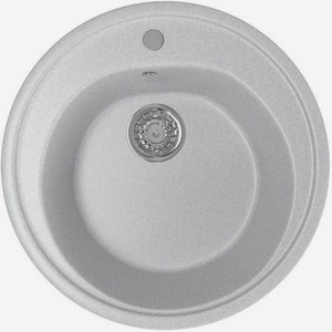 Кухонная мойка MIXLINE ML-GM11, искусственный камень, 50.5см х 50.5см, серый [525069]