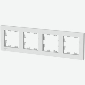 Рамка Schneider Electric AtlasDesign ATN000104 наклад. 4x ABS пластик белый