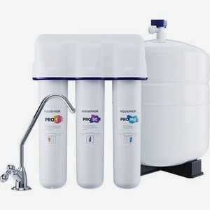 Водоочиститель Аквафор Osmo Pro-050-3-А-М, белый, 10л [500041]