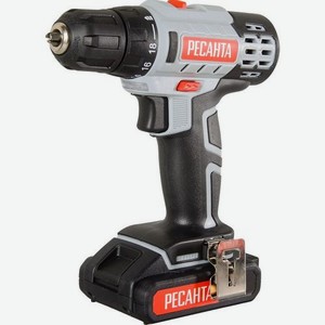 Дрель-шуруповерт Ресанта ДА-50Л2-18А 2Ач, с двумя аккумуляторами [75/14/9]