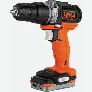 Дрель-шуруповерт BLACK+DECKER BDCHD12S1-XJ 1.5Ач, без ЗУ, с одним аккумулятором